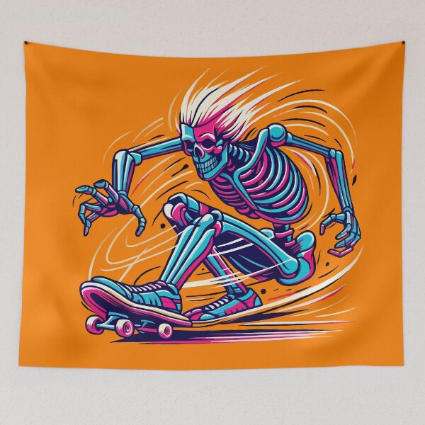 Item preview, Neon Skeletal Skater designed and sold by Designowner.