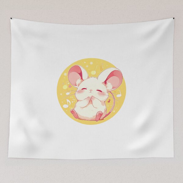 Item preview, Cute Mouse Listening to music designed and sold by SMARTKIT  DESIGNAGENCY.