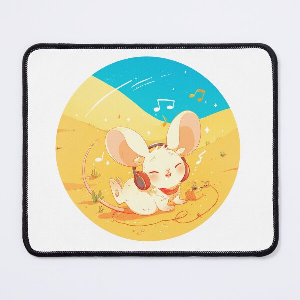 Item preview, Cute Mouse Listening to music designed and sold by SMARTKIT  DESIGNAGENCY.