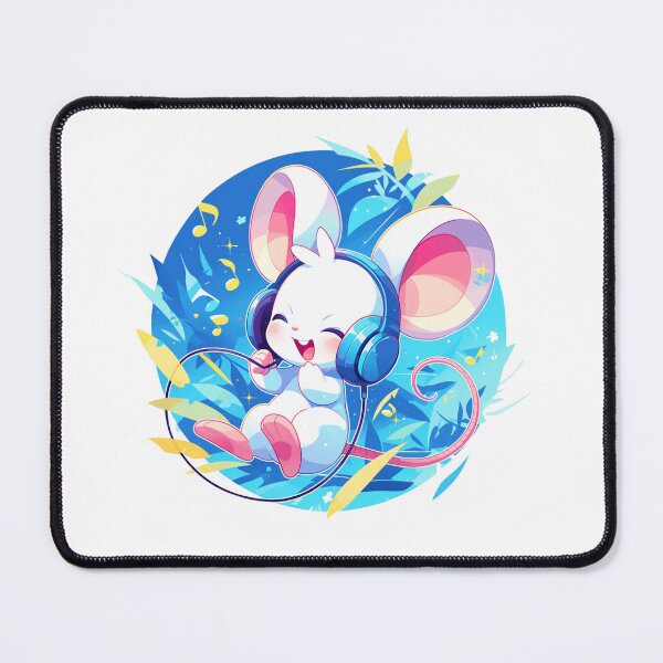 Item preview, Cute Mouse Listening to music designed and sold by SMARTKIT  DESIGNAGENCY.