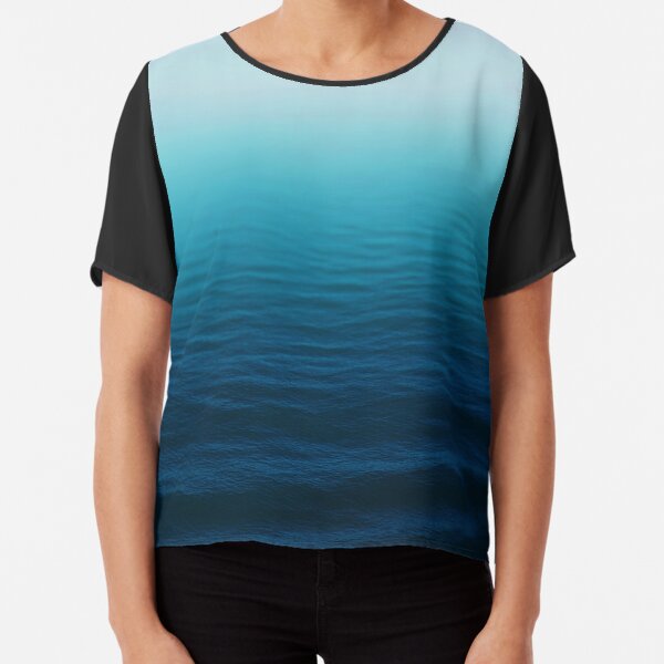 Deep Blue Chiffon Top