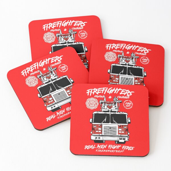 Item preview, Firefighters: Honour & Courage, Real Men Fight Fires designed and sold by DreamMaden.