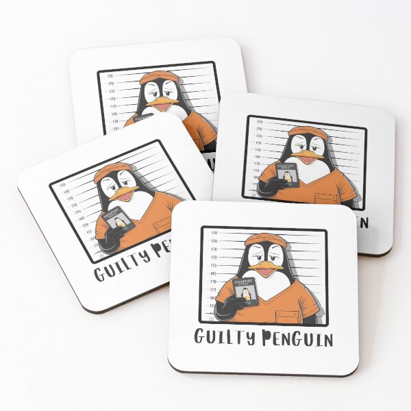 Item preview, Guilty Penguin Mugshot designed and sold by Colorful-Garden.