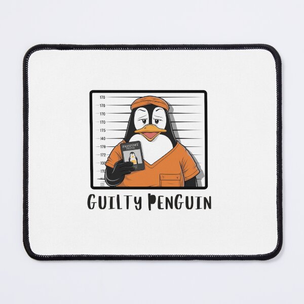 Item preview, Guilty Penguin Mugshot designed and sold by Colorful-Garden.