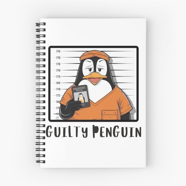 Item preview, Guilty Penguin Mugshot designed and sold by Colorful-Garden.