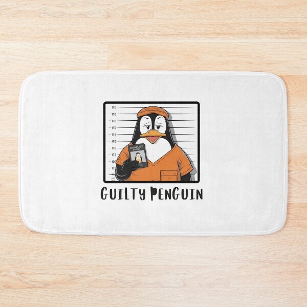 Item preview, Guilty Penguin Mugshot designed and sold by Colorful-Garden.