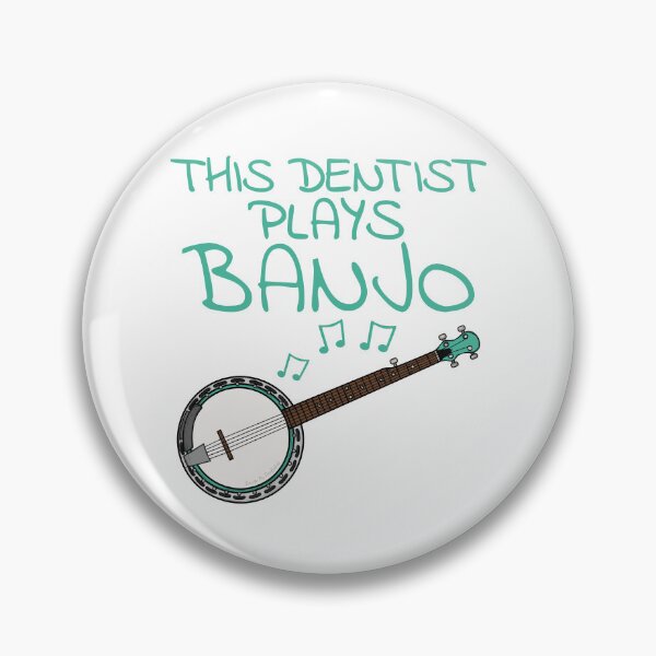 Item preview, This Dentist Plays Banjo, Banjoist Folk Musician designed and sold by doodlerob.