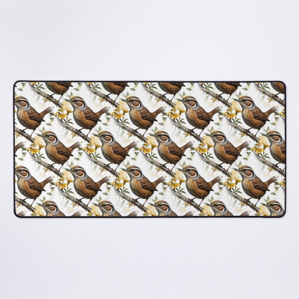 Item preview, Carolina Wren Surrounded By Yellow Jessamine Pattern designed and sold by taiche.