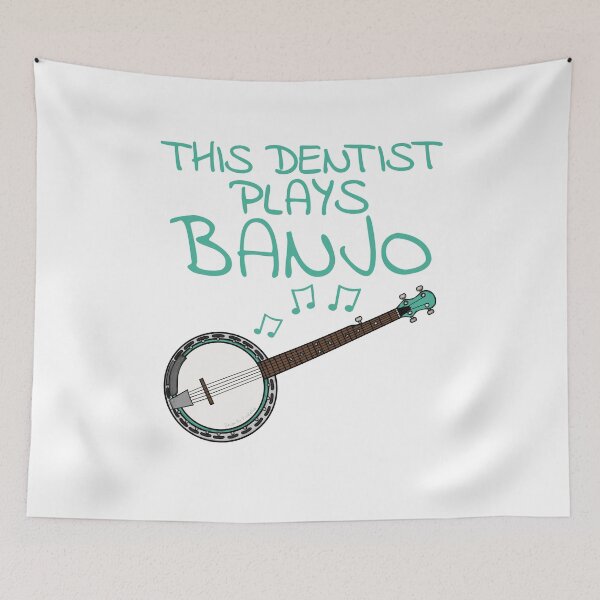 Item preview, This Dentist Plays Banjo, Banjoist Folk Musician designed and sold by doodlerob.