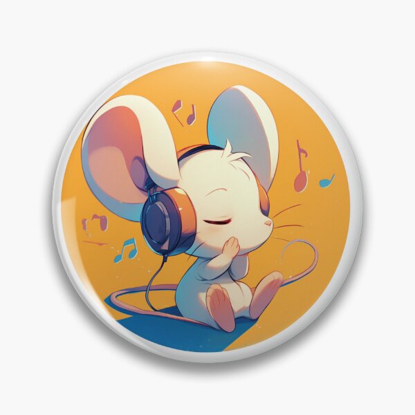 Item preview, Cute Mouse Listening to music designed and sold by SMARTKIT  DESIGNAGENCY.
