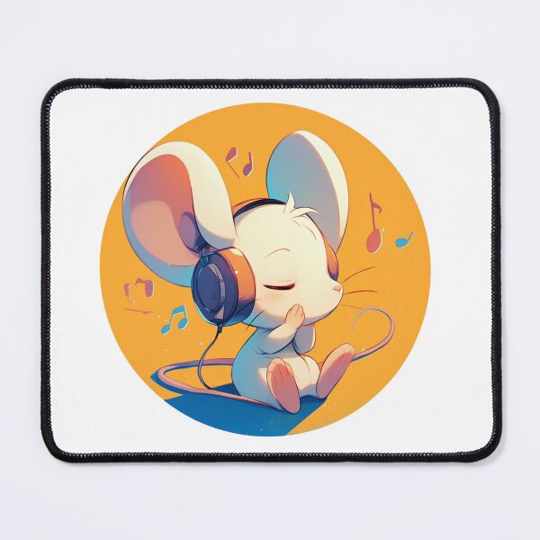 Item preview, Cute Mouse Listening to music designed and sold by SMARTKIT  DESIGNAGENCY.