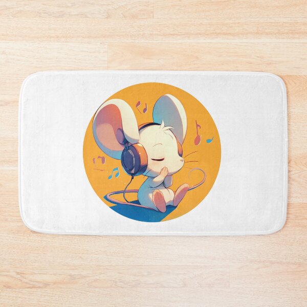Item preview, Cute Mouse Listening to music designed and sold by SMARTKIT  DESIGNAGENCY.
