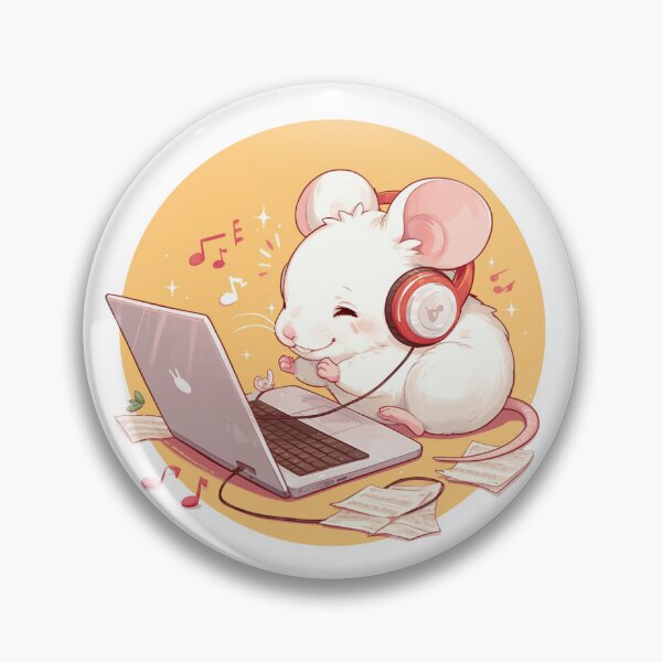 Item preview, Cute Mouse Listening to music designed and sold by SMARTKIT  DESIGNAGENCY.