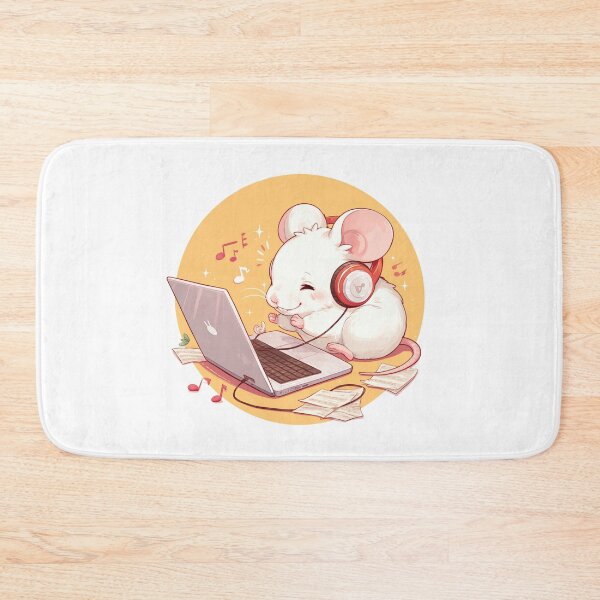 Item preview, Cute Mouse Listening to music designed and sold by SMARTKIT  DESIGNAGENCY.
