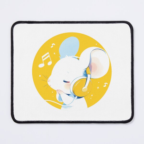 Item preview, Cute Mouse Listening to music designed and sold by SMARTKIT DESIGNAGENCY.