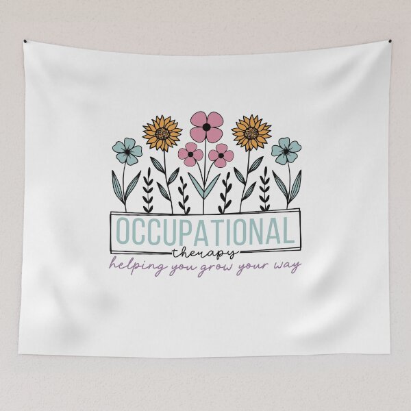 Item preview, Occupational Therapy Wildflower, OT Helping You Grow Your Own Way, Plant Lover, Pediatric Occupational Therapist, Cota designed and sold by behindthefacts.