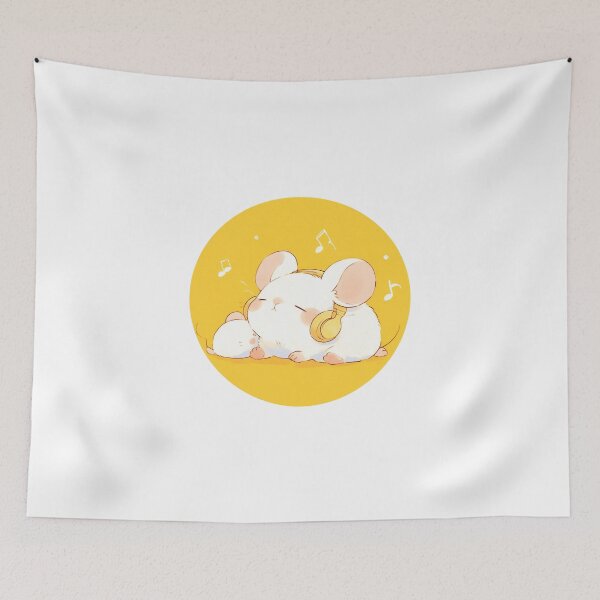 Item preview, Cute Mouse Listening to music designed and sold by SMARTKIT  DESIGNAGENCY.