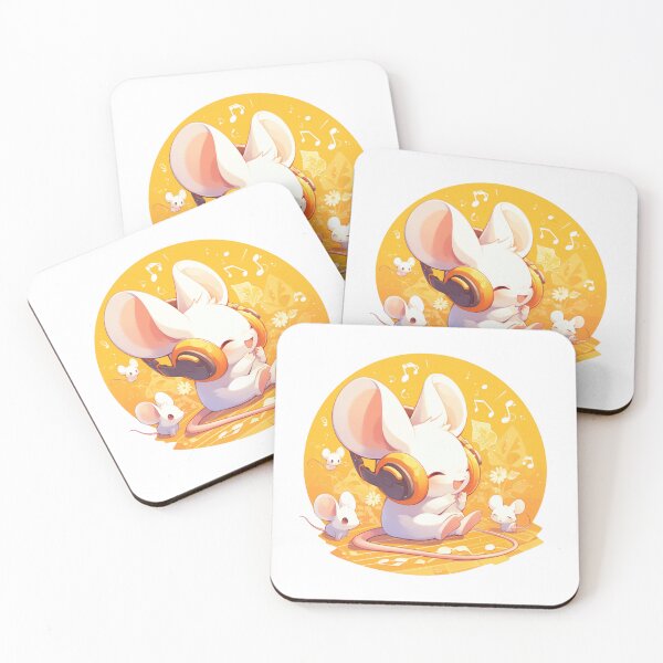 Item preview, Cute Mouse Listening to music designed and sold by SMARTKIT  DESIGNAGENCY.