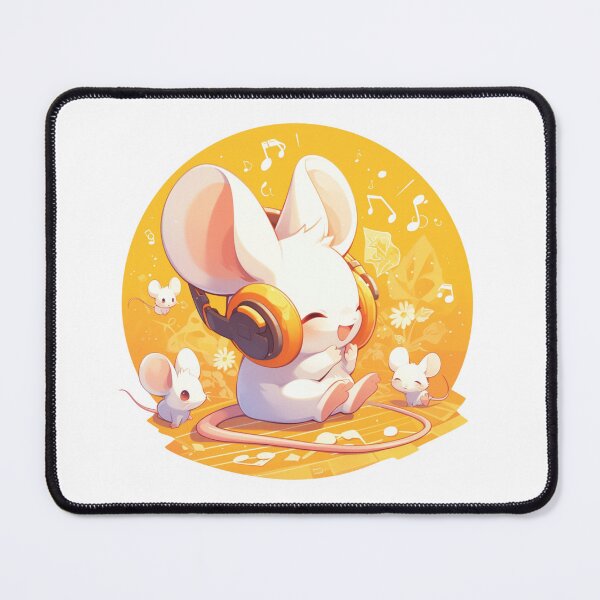 Item preview, Cute Mouse Listening to music designed and sold by SMARTKIT  DESIGNAGENCY.