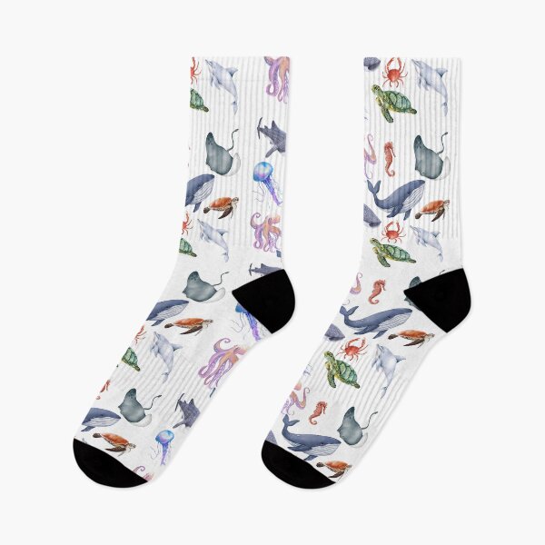 Item preview, sea creatures water color style designed and sold by miriamyk.