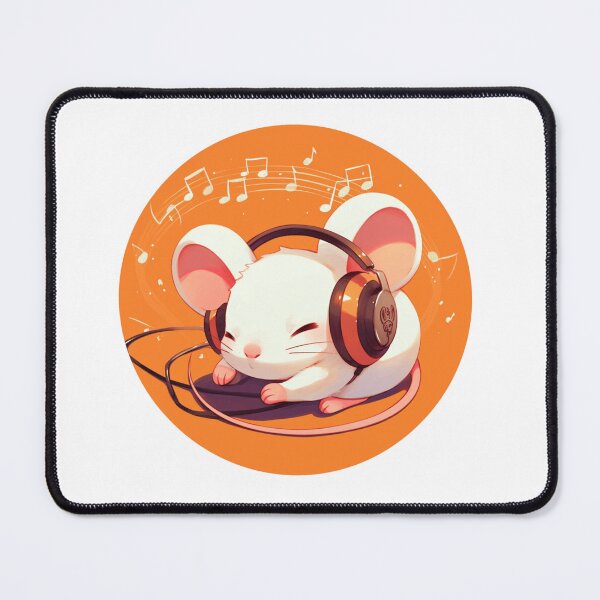 Item preview, Cute Mouse Listening to music designed and sold by SMARTKIT DESIGNAGENCY.
