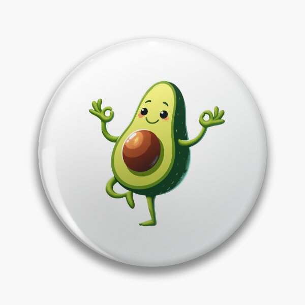 Item preview, Zen Avocado Yoga - A Peaceful Fruit designed and sold by Designowner.