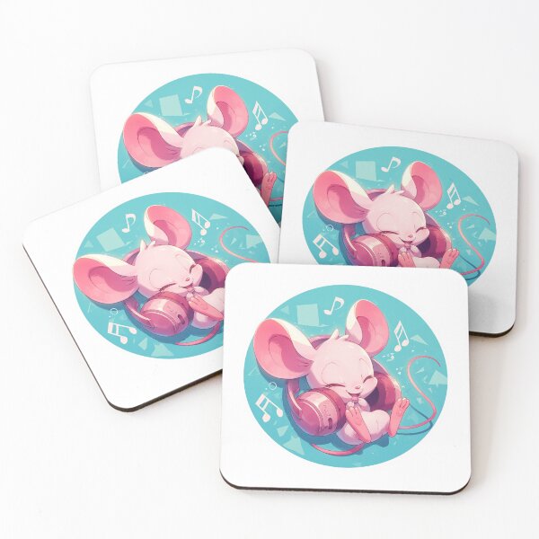 Item preview, Cute Mouse Listening to music designed and sold by SMARTKIT  DESIGNAGENCY.