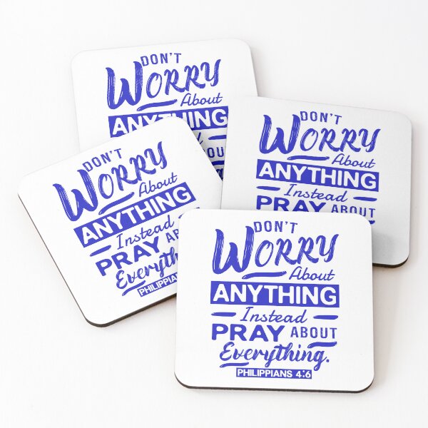 Item preview, Philippians 4:6 Don’t Worry About Anything designed and sold by plushism.