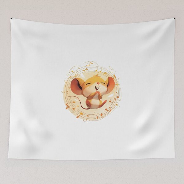 Item preview, Cute Mouse Listening to music designed and sold by SMARTKIT  DESIGNAGENCY.