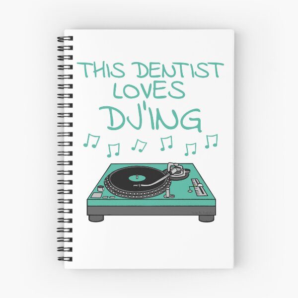 Item preview, This Dentist Loves DJ'ing, DJ Music Producer Musician designed and sold by doodlerob.