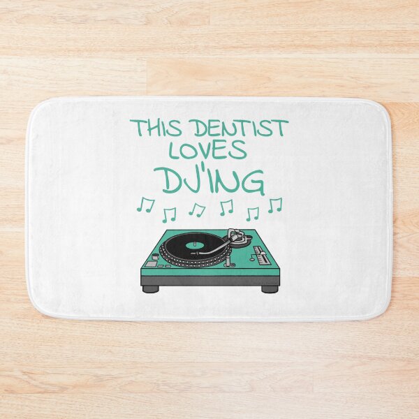 Item preview, This Dentist Loves DJ'ing, DJ Music Producer Musician designed and sold by doodlerob.