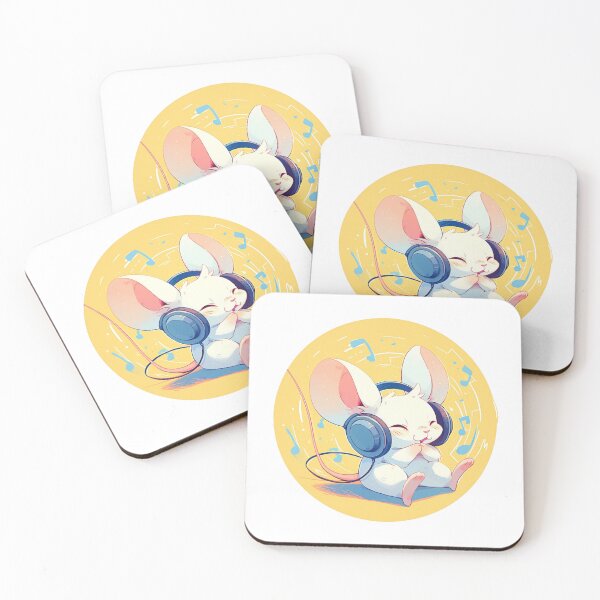 Item preview, Cute Mouse Listening to music designed and sold by SMARTKIT  DESIGNAGENCY.
