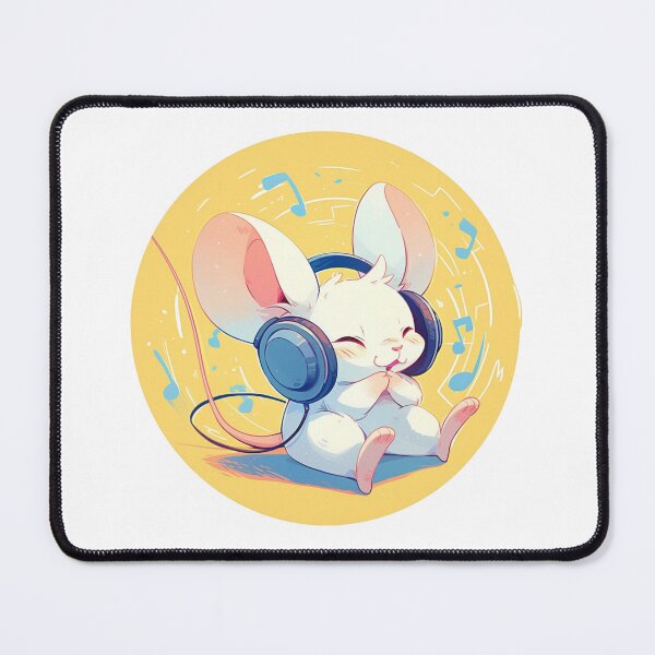 Item preview, Cute Mouse Listening to music designed and sold by SMARTKIT  DESIGNAGENCY.