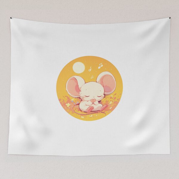Item preview, Cute Mouse Listening to music designed and sold by SMARTKIT  DESIGNAGENCY.