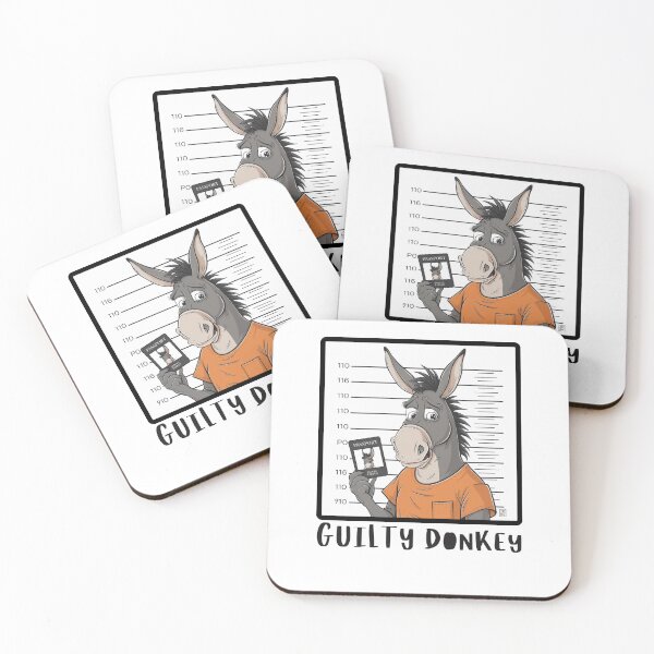 Item preview,  Guilty Donkey Mugshot designed and sold by Colorful-Garden.