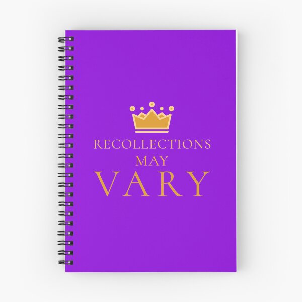 Item preview, "Recollections May Vary" design designed and sold by NecessaryGifts.