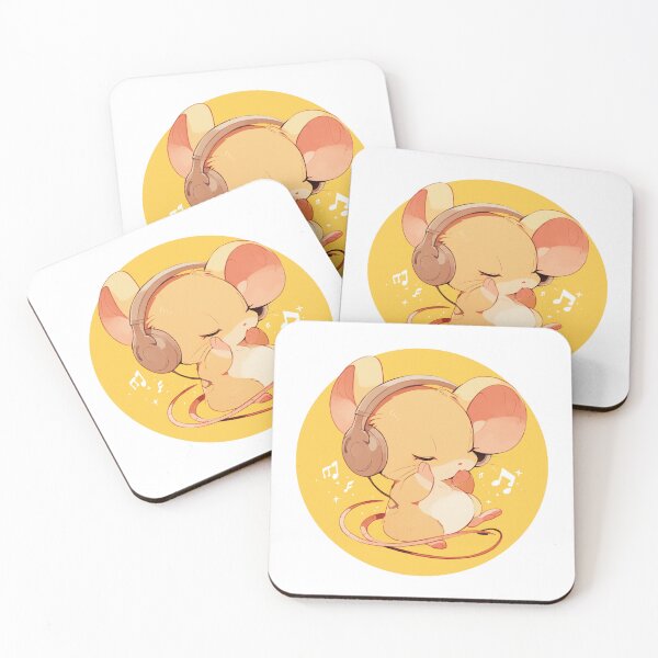 Item preview, Cute Mouse Listening to music designed and sold by SMARTKIT  DESIGNAGENCY.