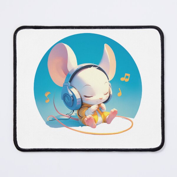 Item preview, Cute Mouse Listening to music designed and sold by SMARTKIT  DESIGNAGENCY.