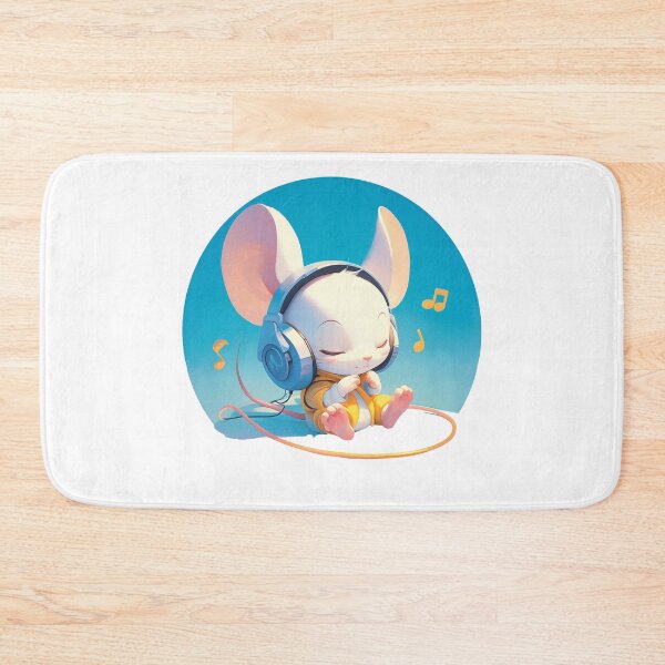 Item preview, Cute Mouse Listening to music designed and sold by SMARTKIT  DESIGNAGENCY.