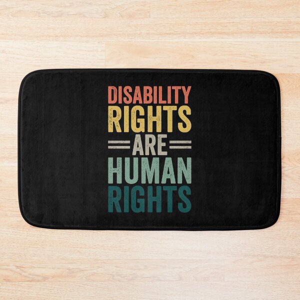 Item preview, Disability Rights Are Human Rights, Vintage Advocacy Design designed and sold by Singhe Design.
