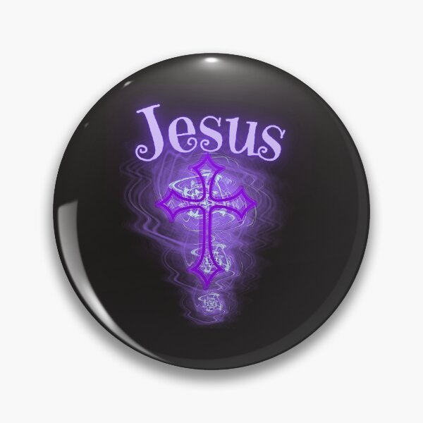 Item preview, Jesus Glow-Cross (purple) designed and sold by Tripp Art Studio.