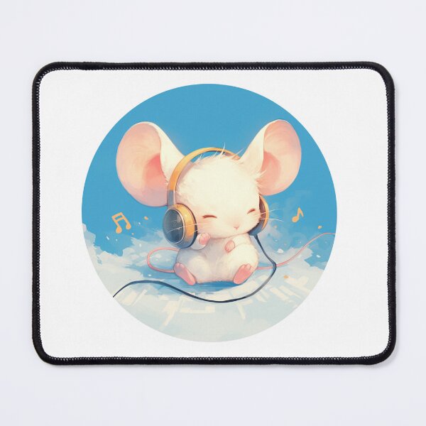 Item preview, Cute Mouse Listening to music designed and sold by SMARTKIT  DESIGNAGENCY.