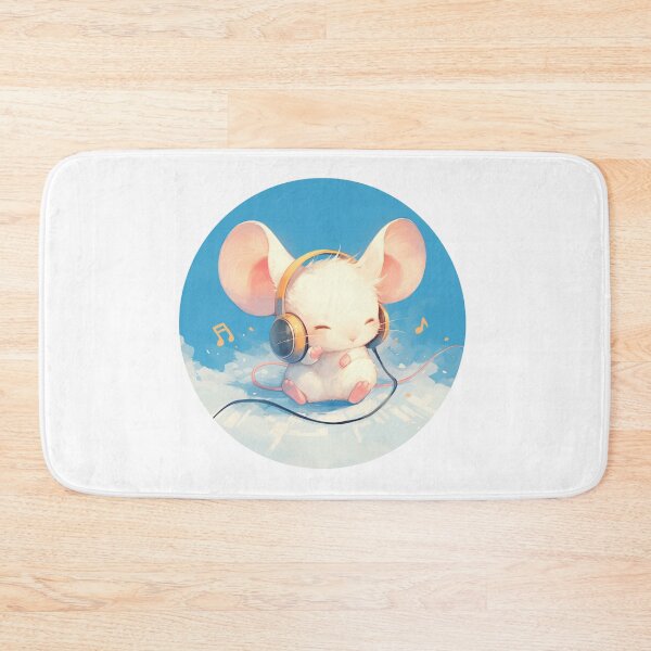 Item preview, Cute Mouse Listening to music designed and sold by SMARTKIT  DESIGNAGENCY.