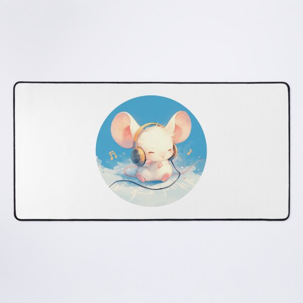 Item preview, Cute Mouse Listening to music designed and sold by SMARTKIT  DESIGNAGENCY.