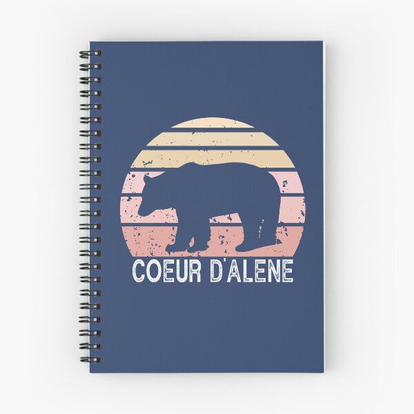 Item preview, Coeur d'Alene Idaho Retro Bear designed and sold by Esskay Designs.
