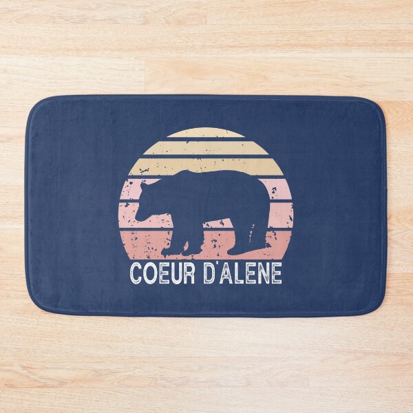 Item preview, Coeur d'Alene Idaho Retro Bear designed and sold by Esskay Designs.