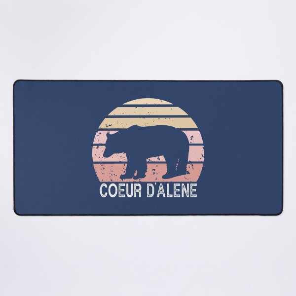 Item preview, Coeur d'Alene Idaho Retro Bear designed and sold by Esskay Designs.