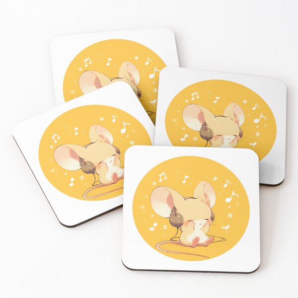 Item preview, Cute Mouse Listening to music designed and sold by SMARTKIT  DESIGNAGENCY.