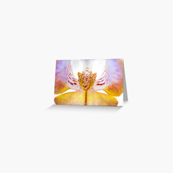 Spotted Orchid's Center Greeting Card