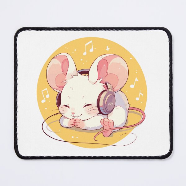 Item preview, Cute Mouse Listening to music designed and sold by SMARTKIT DESIGNAGENCY.